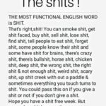 Most Functional Word