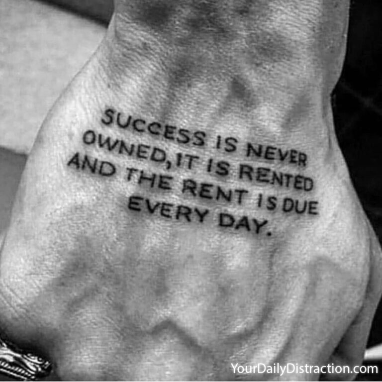 Success is Never Owned
