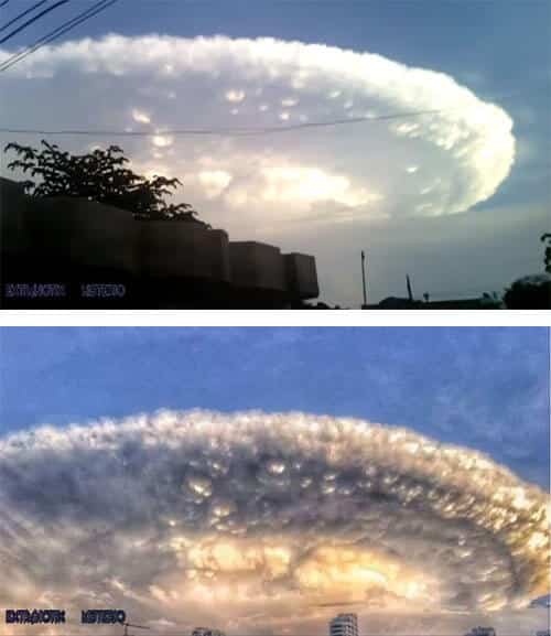 UFO - Mother ship - Cloud - Cartagen a- Colombia