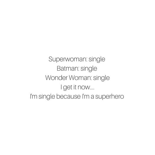 Single Super Heros