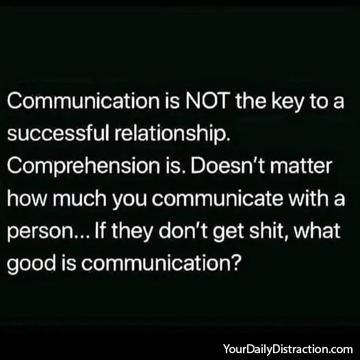 Comprehension In Communication