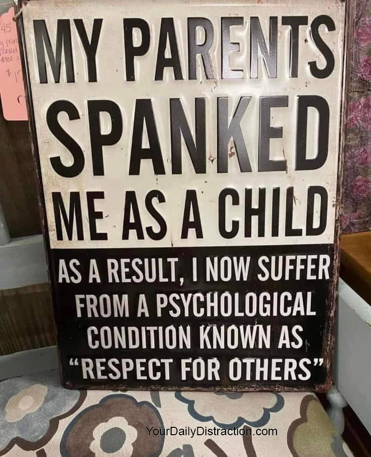 My parents spanked me as a child