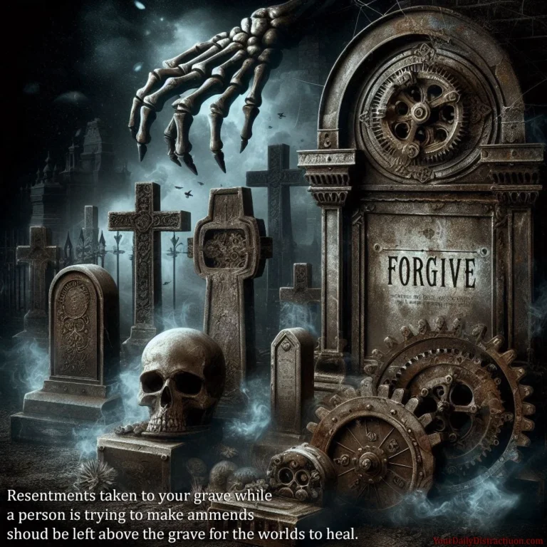 Forgiving To The Graveyard